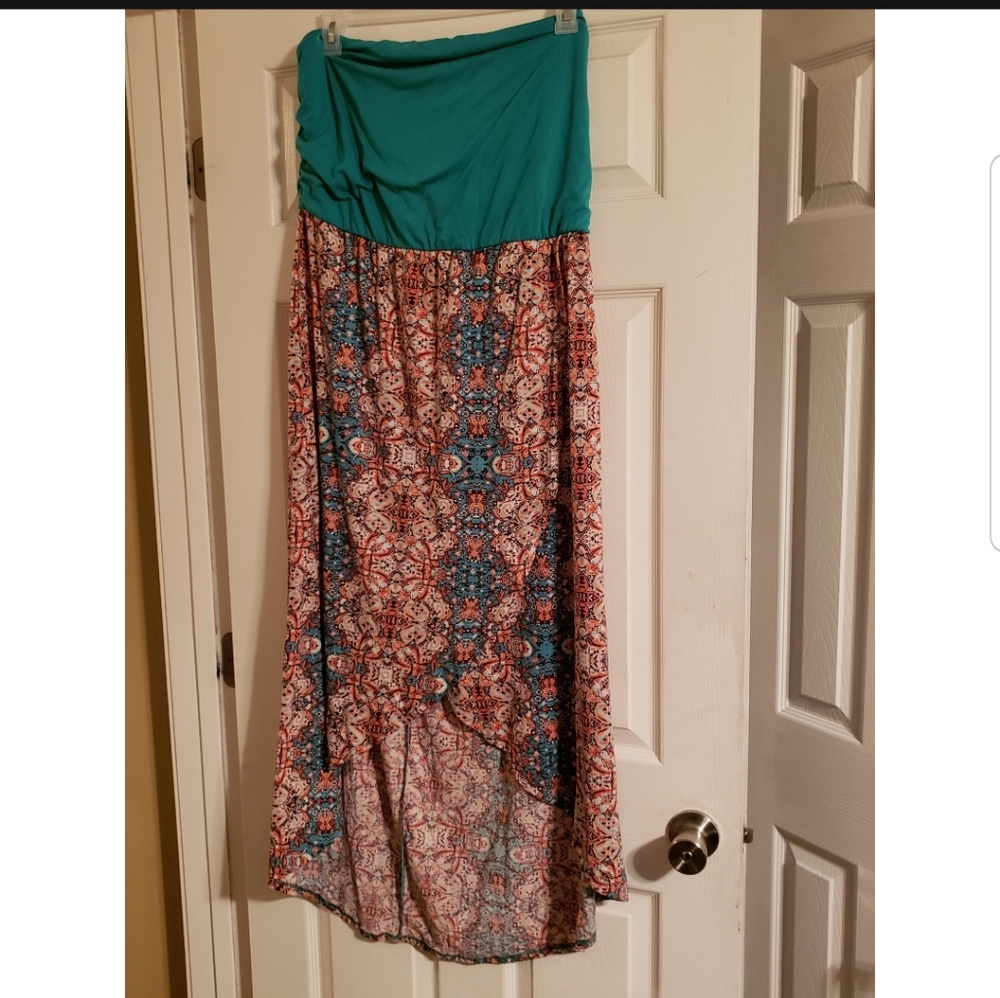 Strapless dress